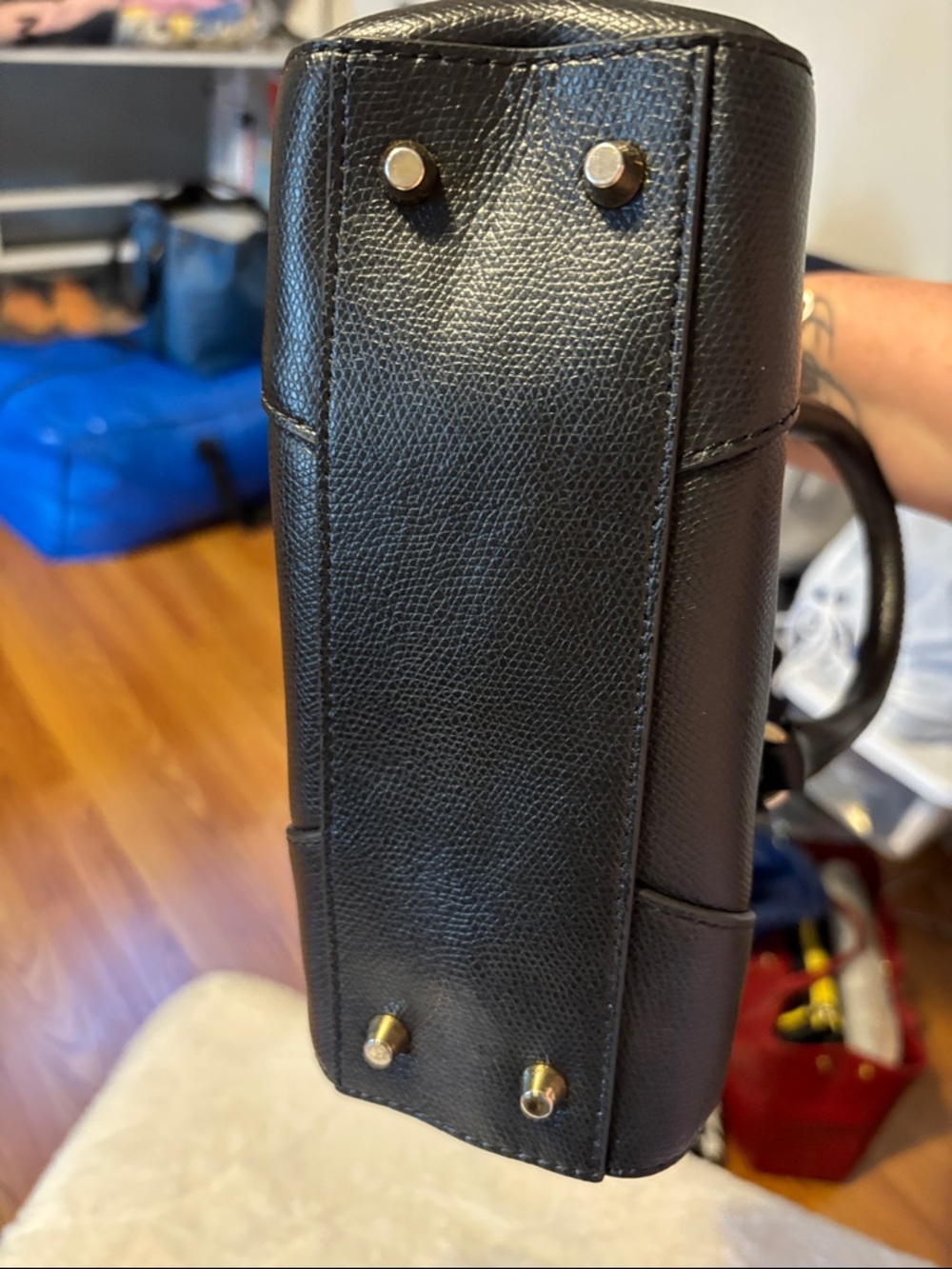 Furla Black Crossbody Bag with Card Holder and Strap - Picture 11 of 12